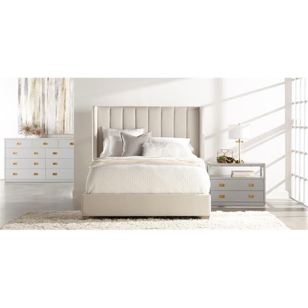 Star International Furniture Traditions Bradley 2-Drawer Wood Nightstand In Gray